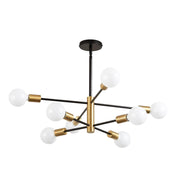 Sputnik Chandelier 8 Light Modern Pendant 3 Color Ceiling Light CL-HWGC8