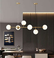 Modern Sputnik Chandelier 6-Light 125cm White Cover Ceiling CL-SPC6