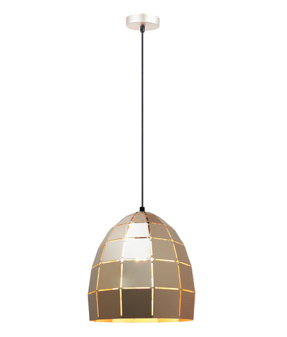 ARMIS: Retro Tiled Ellipse Shape Pendant Lights - Champagne Gold - CLA Lighting