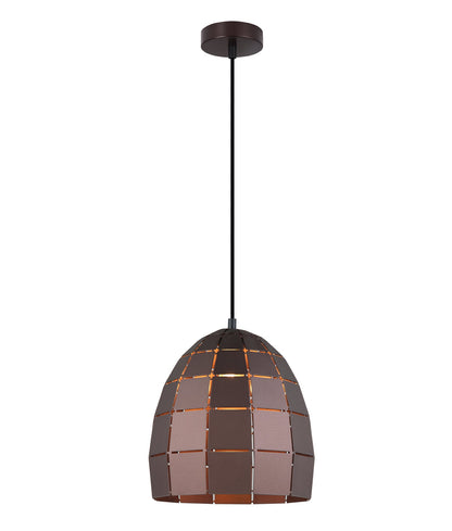 ARMIS: Retro Tiled Ellipse Shape Pendant Lights - Coffee - CLA Lighting