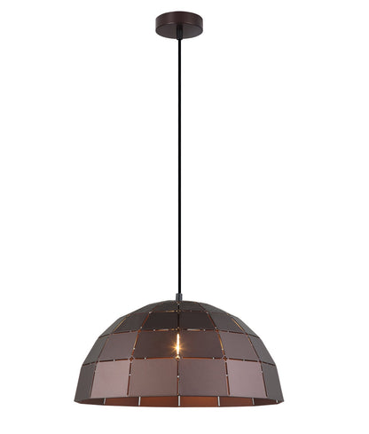 ARMIS: Retro Tiled Dome Shape Pendant Lights - Coffee - CLA Lighting