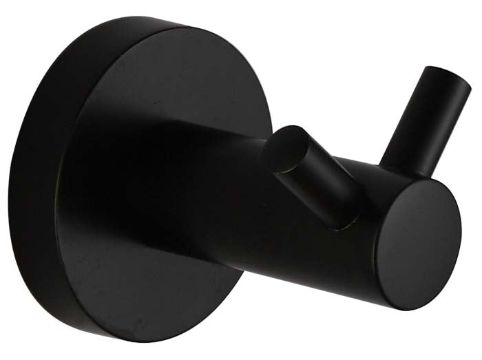 Ideal Double Robe Hook (Black)
