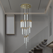 Aroha 30-Head Spiral Crystal Chandelier – Tri-Colour - image 5