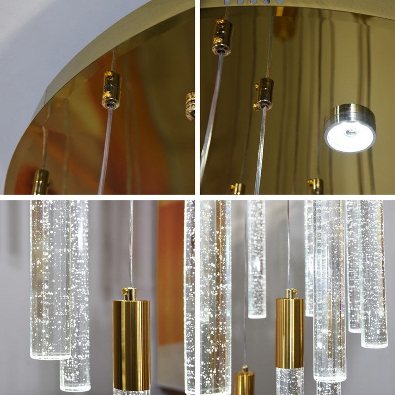 Aroha 30-Head Spiral Crystal Chandelier – Tri-Colour - image 4