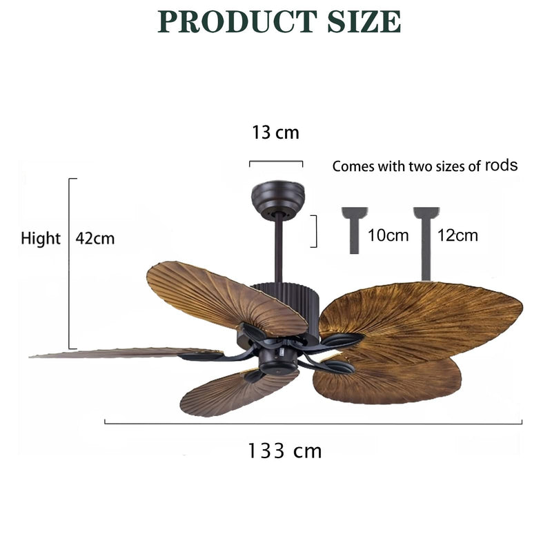 52''Large blade ceiling fan Modern fan with Remote Control CF-5205