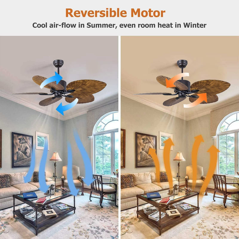 52''Large blade ceiling fan Modern fan with Remote Control CF-5205