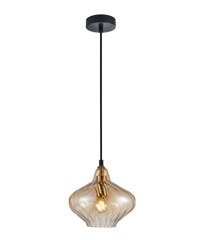 CLA Lighting CAMPANA1 CAMPANA Amber pendant light