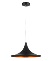 CAVIAR: Black Pendant Lights - Mexican Hat - CLA Lighting