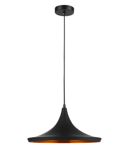 CAVIAR: Black Pendant Lights - Mexican Hat - CLA Lighting