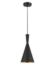 CAVIAR: Black Pendant Lights - Cone - CLA Lighting