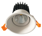 Lawell Lighting COBY 12W Gimbal COB Tri-Colour Downlight - White