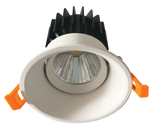 Lawell Lighting COBY 12W Gimbal COB Tri-Colour Downlight - White