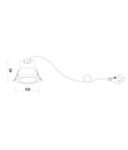 CLA Lighting COMET05-06 downlight dimensions diagram