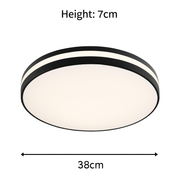 Astrin 36W Tri-Colour Dimmable Ceiling Oyster Light - image 5
