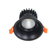 Lawell Lighting COBY 12W Fixed COB Tri-Colour Downlight - Black