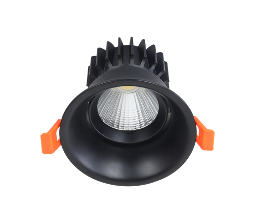 Lawell Lighting COBY 12W Fixed COB Tri-Colour Downlight - Black