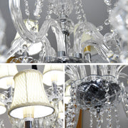 Juliette 18-Light Crystal Chandelier with Shades – 100cm - image 2