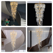 Crystal Branches Chandelier Luxury 20-Light Tree Branch Stair CL-CTC18