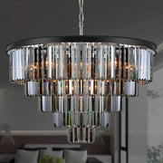 16 Light Crystal Chandelier K9 Smoke Luxury Light 3 Colors CL-CAKELSK