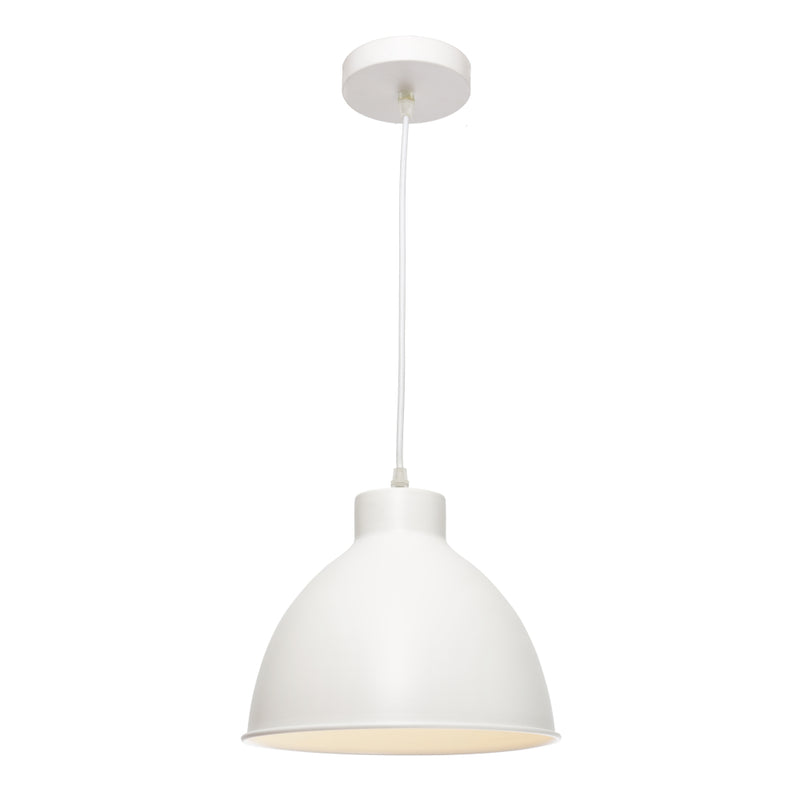 Cougar Lighting Dome 1LT Pendant White - DOME1PWHT