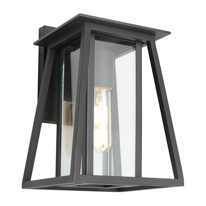 Cougar Lighting Dover 1LT Exterior Wall Light Black - DOVE1EBLK