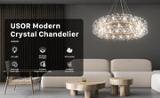 Firework Crystal Chandelier 20Light 80cm Modern Gold Chandelier CL-FWR