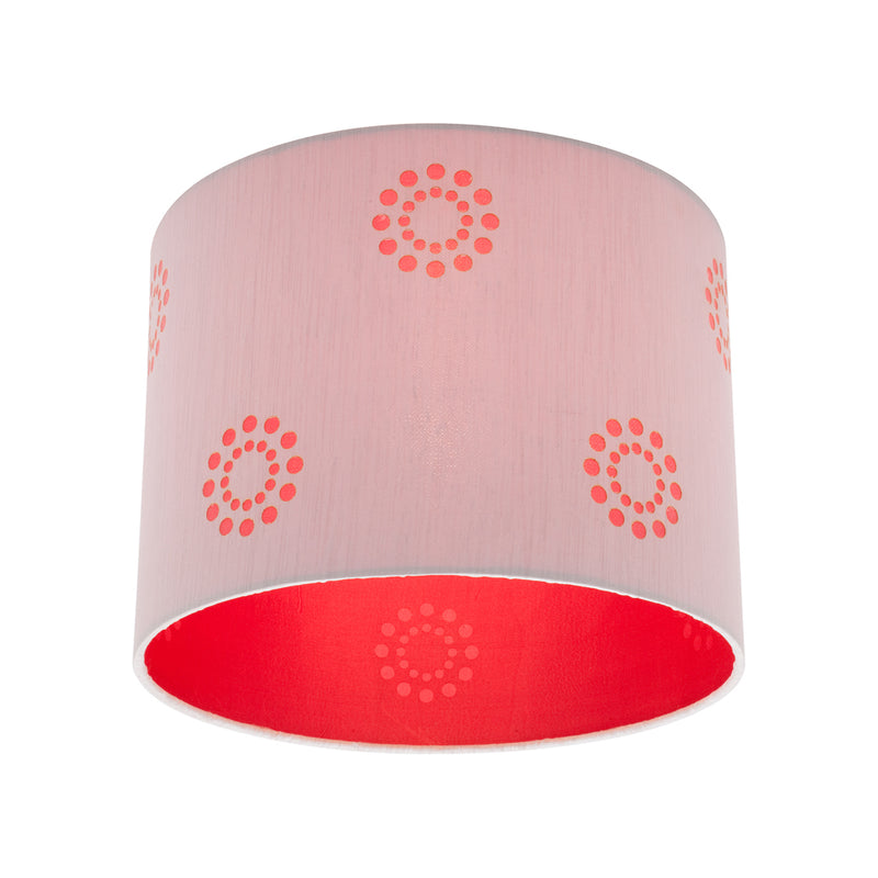 Cougar Lighting Fabian 1LT Batten Fix Silver/Red - FAB1BFSLRE