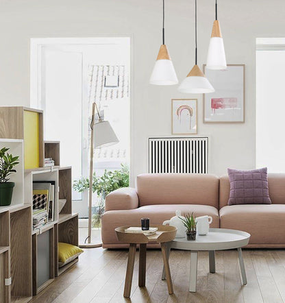CLA Lighting FINN Wide Cone pendant light application image
