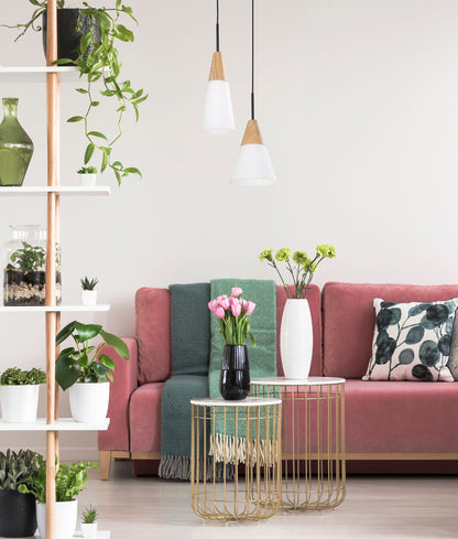 CLA Lighting FINN Long Cone pendant light application image