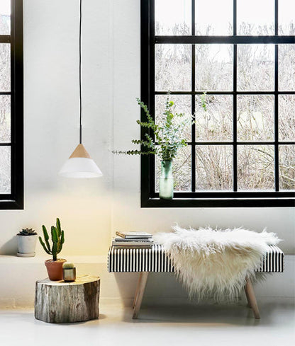 CLA Lighting FINN Wide Cone pendant light application image