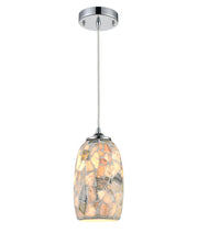 GLAZE: Stone Mosaic Hand Blown Glass Pendant Lights - Light - CLA Lighting