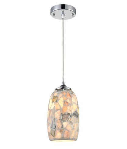 GLAZE: Stone Mosaic Hand Blown Glass Pendant Lights - Light - CLA Lighting