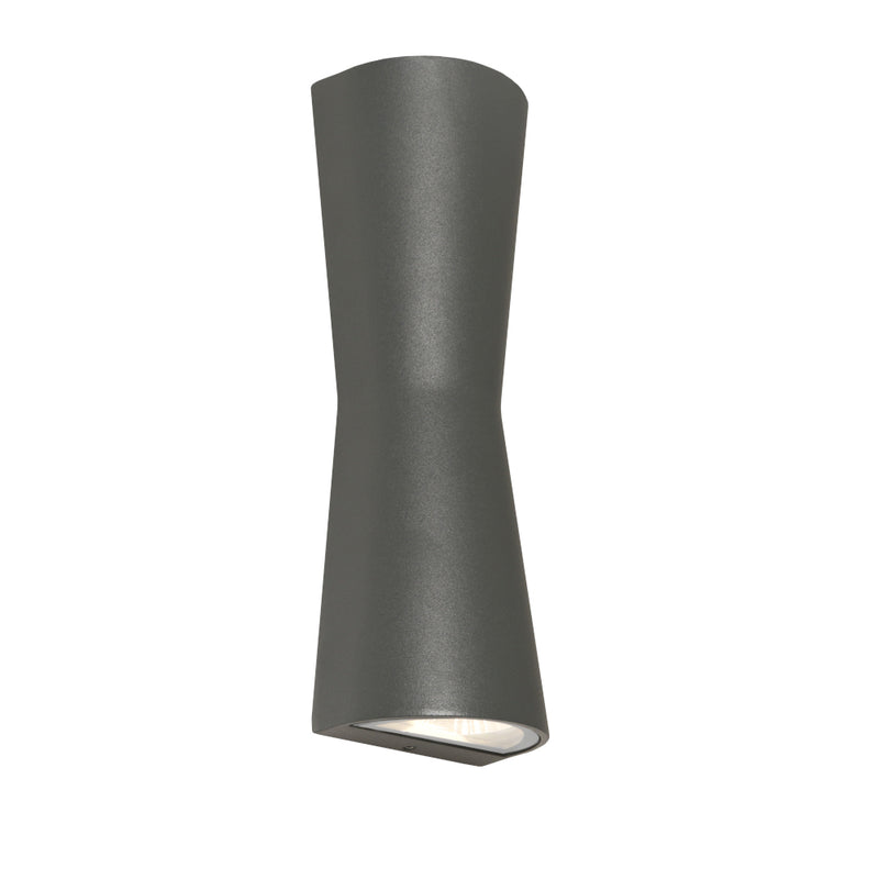 Cougar Lighting Graz Exterior Wall Light Charcoal - GRAZ2ECHA