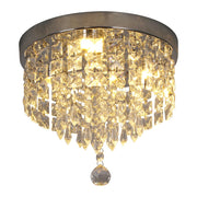 Celina 30W Tri-Colour Crystal Flush Mount Ceiling Light – 25cm - image 2