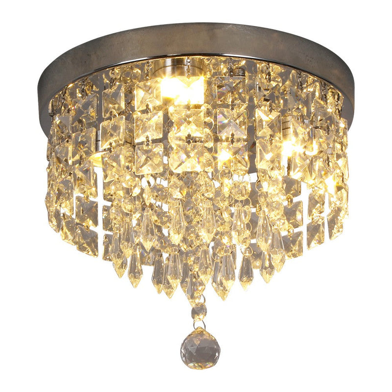 Celina 30W Tri-Colour Crystal Flush Mount Ceiling Light – 25cm - image 2