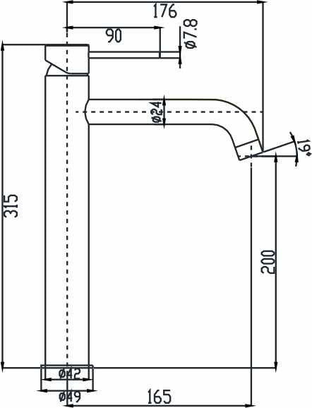 Ideal High Basin Mixer