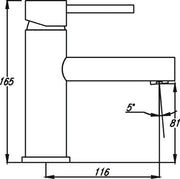 Ideal Basin Mixer (Brushed Nickel)