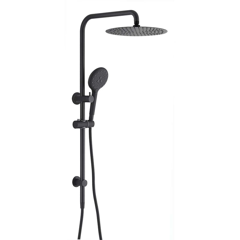 Ideal Shower System With Rail (Black) / IDSSR1 (B)