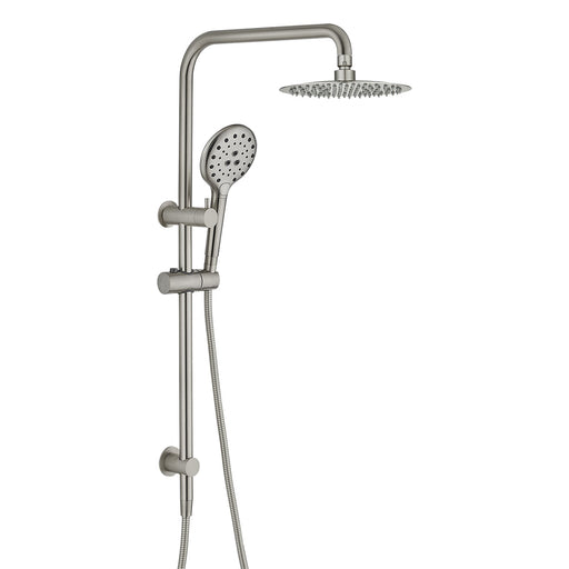 Ideal Shower System With Rail  (Brushed Nickel) / IDSSR2 (BN)