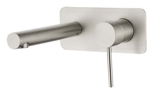 Ideal Wall Mixer With Outlet (Brushed Nickel) - SI