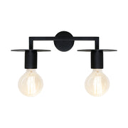 Cougar Lighting Inka 2LT Wall Light - INKA2WBLK