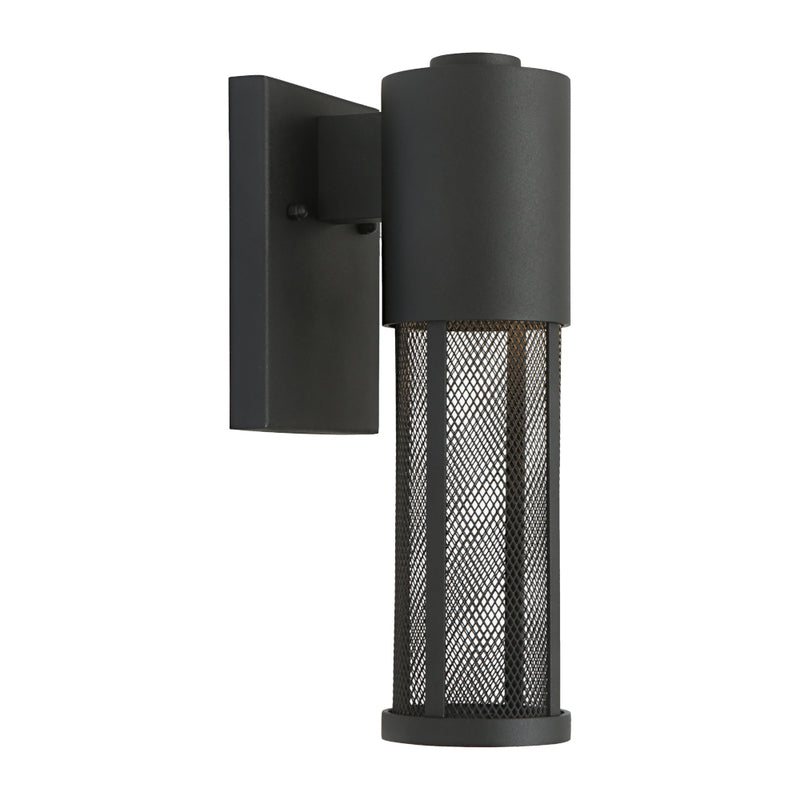 Cougar Lighting Kassel 1LT Exterior Wall Light Black - KASS1EBLK