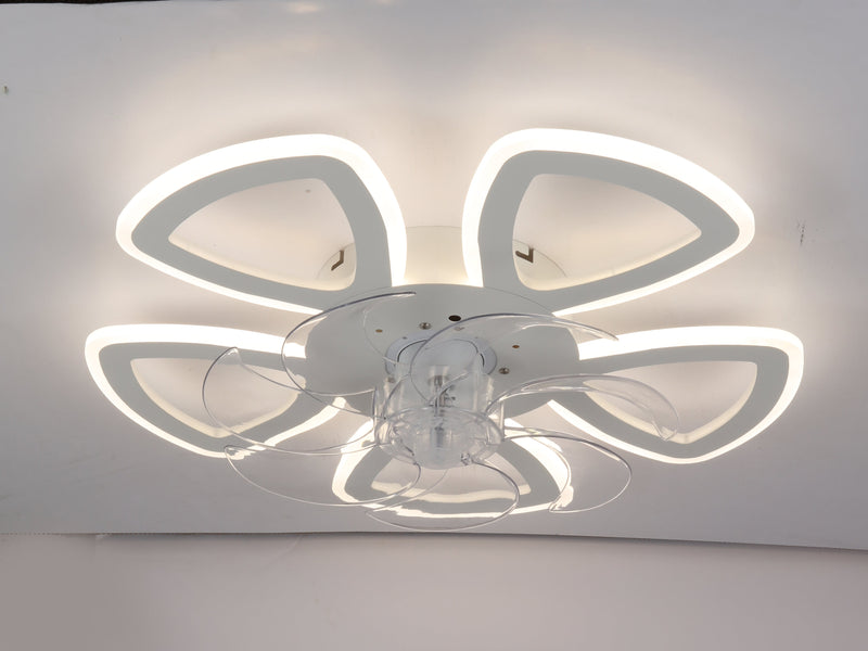 Windora Maelis 63cm LED DC Ceiling Fan Light w/ 3CCT Dimmable LED Remote Control