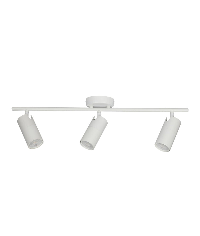 LENGAN: Interior Three Heads Adjustable Round Base Spot Lights - White - CLA Lighting