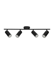 LENGAN: Interior Four Heads Adjustable Round Base Spot Lights - Black - CLA Lighting