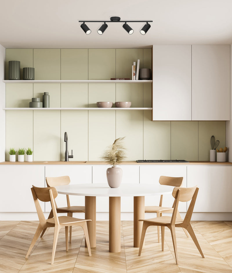CLA Lighting LENGAN: Interior Four Heads Adjustable Round Base Spot Lights application image