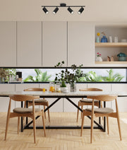CLA Lighting LENGAN: Interior Four Heads Adjustable Round Base Spot Lights application image