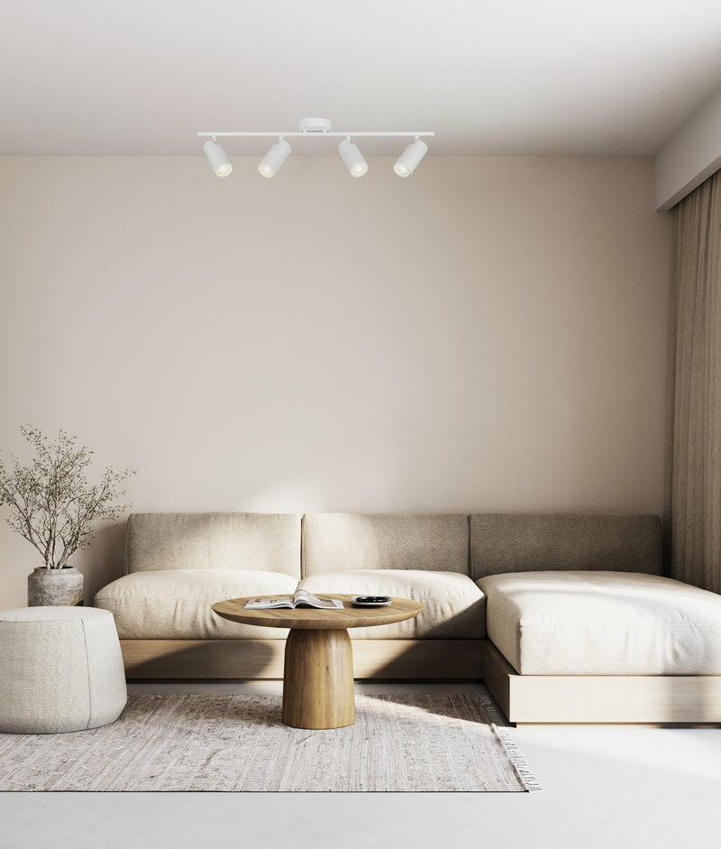 CLA Lighting LENGAN: Interior Four Heads Adjustable Round Base Spot Lights application image