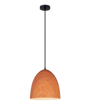 CLA Lighting LIGNA: Retro Replica Wood Pendant Lights - LIGNA01 Oblong Cherry Cinnamon