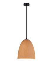 CLA Lighting LIGNA: Retro Replica Wood Pendant Lights - LIGNA02 Oblong Cherry Golden Oak